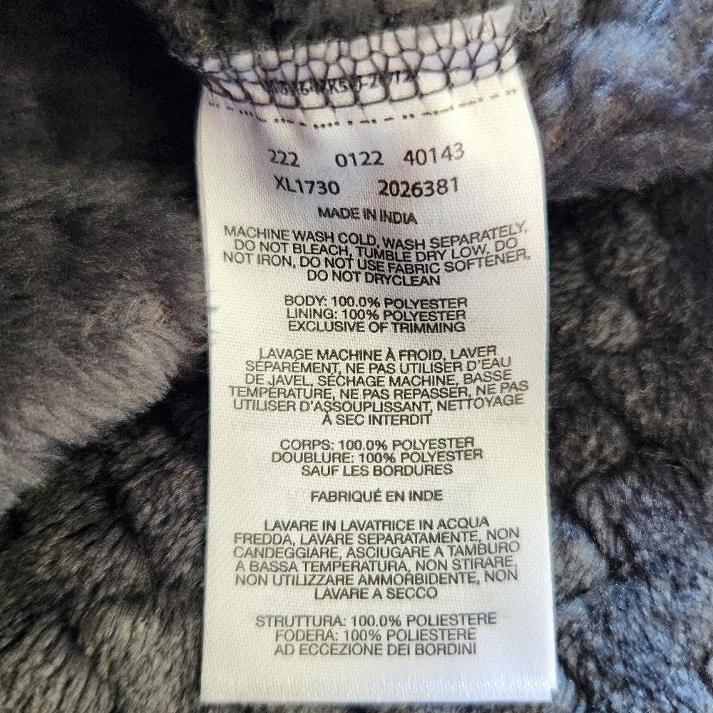 NWT Columbia "Ruby Lake Half-Zip Fleece" Pullover Dark Gray | Women's Size Large - Picture 7 of 9